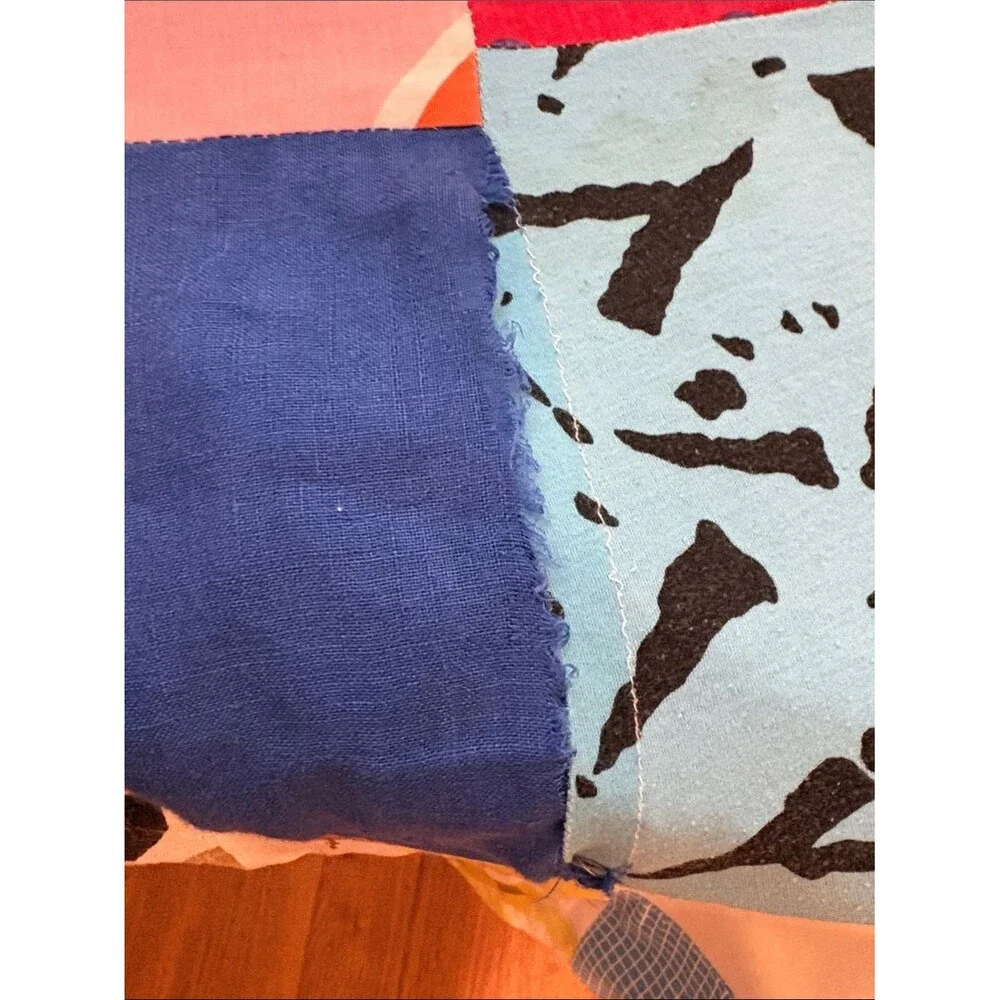 Handmade Vintage Patchwork Cotton Quilt